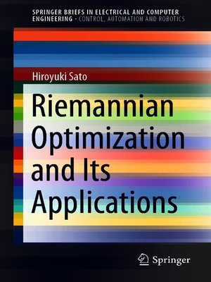 cover image of Riemannian Optimization and Its Applications